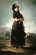 Francisco de Goya Portrait of Mariana Waldstein, 9th Marchioness of de Santa Cruz oil painting reproduction